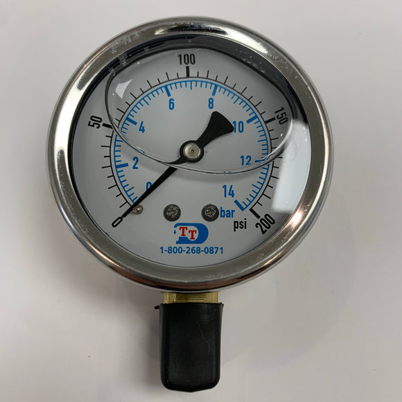 Piping Pressure Gauge- 200 psi